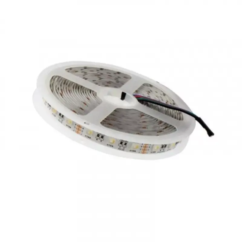 LED szalag , 24 Volt DC , 5050 , 60 led/m , 19 W/m , RGBW , 4in1 chip , 12 mm , W=meleg fehér , LEDISSIMO Gyors kiszállítás