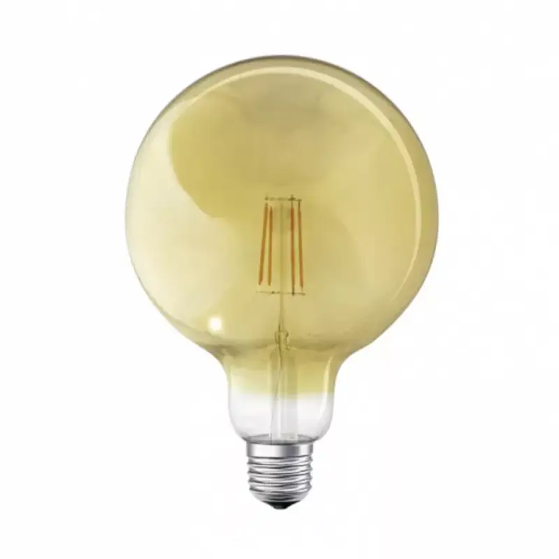 LED lámpa , égő , izzószálas hatás , filament , E27 foglalat , G125 , 6W , meleg fehér , dimmelhető , arany , LEDVANCE Smart+ WIFI Vedd meg online