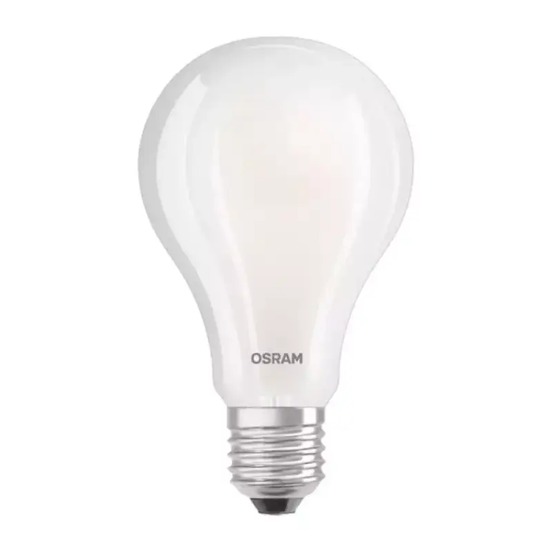 Biztonságos fizetés LED lámpa , izzó , E27 foglalat , opál , gömb , 24Watt , hideg fehér, Ledvance (OSRAM)