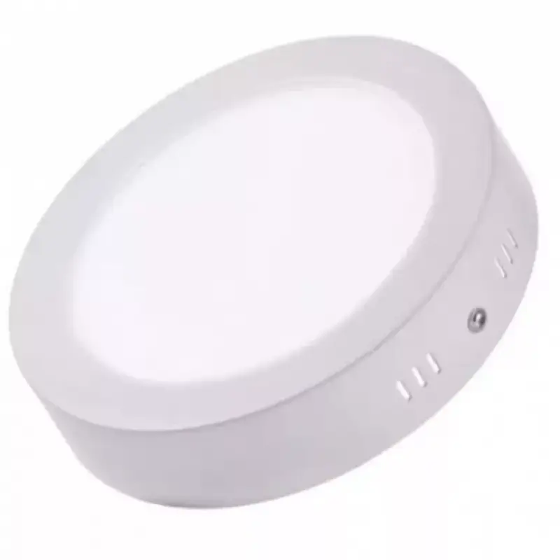 LED panel , 6W , falon kívüli , kerek , meleg fehér , Alumínium , fehér, Bright Solutions Szuper ajánlat