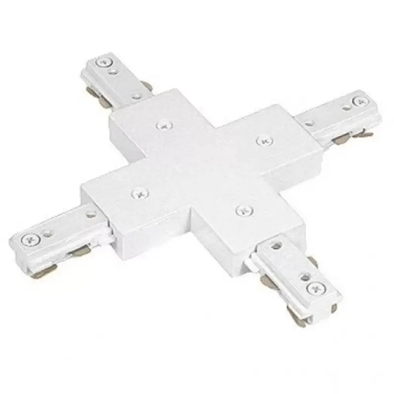 Track light sín adapter , 3 fázisú , 4 pólusú , X típus , fehér Outlet