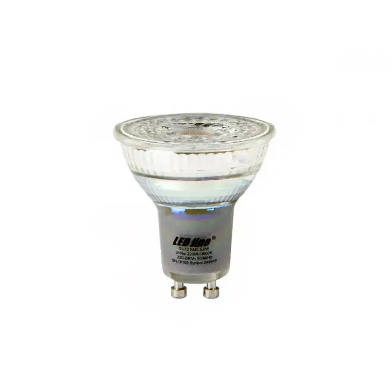 Árcsökkenés LED lámpa , égő , szpot , GU10 foglalat , 60° , 5.5 Watt , 2200-3000K , dimmelhető , Dim To Warm