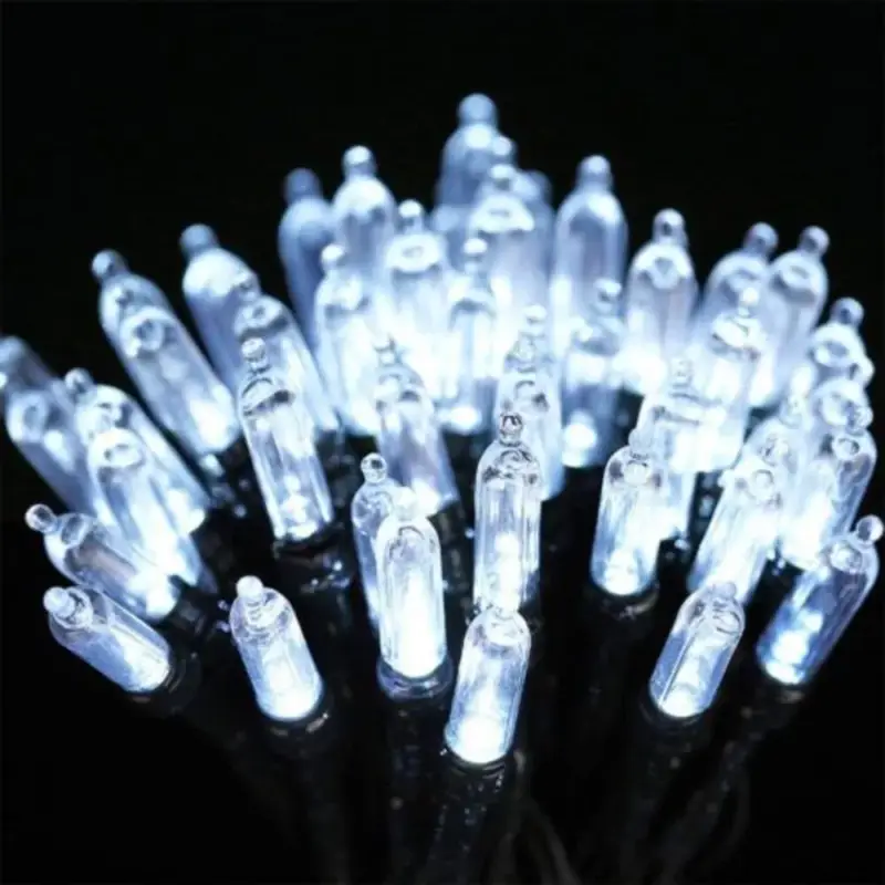 Led fényfüzér , kültéri , időzíthető , elemes , 8 funkció , 100 LED , 10 m , hideg fehér , IP44 Vedd meg online