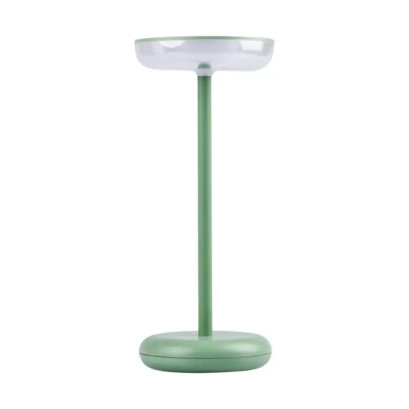 LED lámpa , asztali , hordozható , zöld , lekerekített , érintő kapcsoló , USB , dimmelhető , meleg fehér , IP44 , Kanlux , FLUXY Szezonális akció