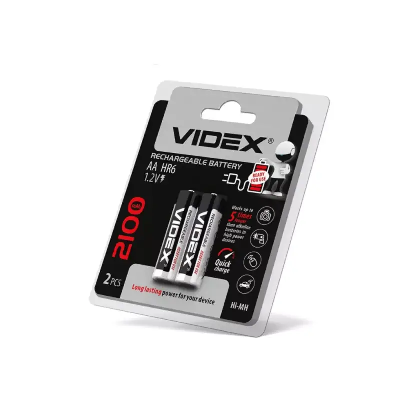 Videx HR6/AA 2100mAh újratölthető akkumlátor (darabár min. rendelhető mennyiség 2 db) Legkelendőbb
