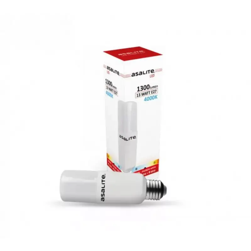 Biztonságos vásárlás Asalite LED Izzó T45 stick E27 13W 4000K (1300 lumen)