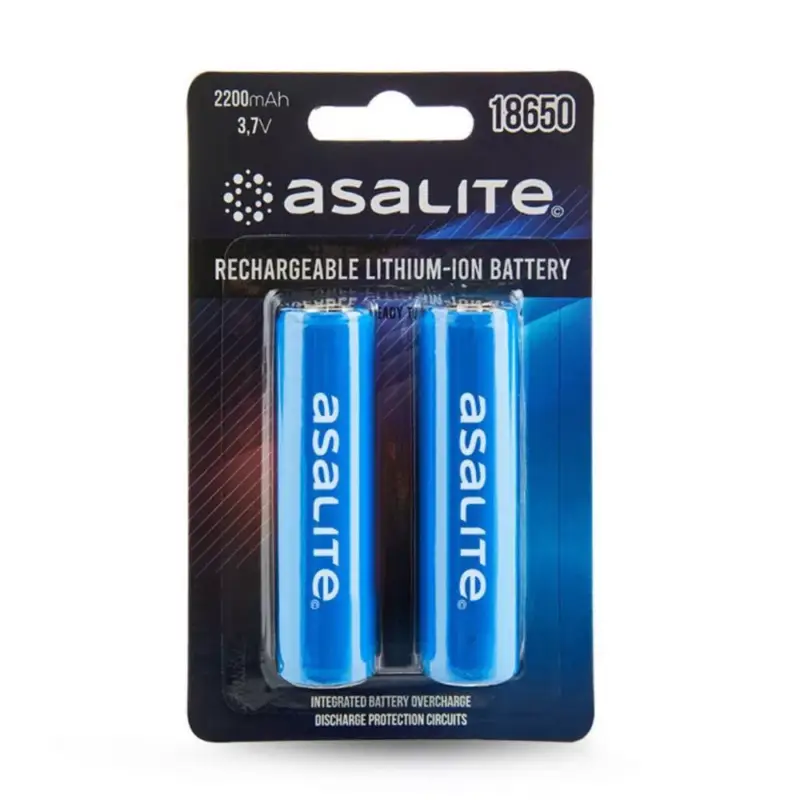 Outlet Asalite Újratölthető Li-ion Akkumulátor 18650 2200 mAh B2