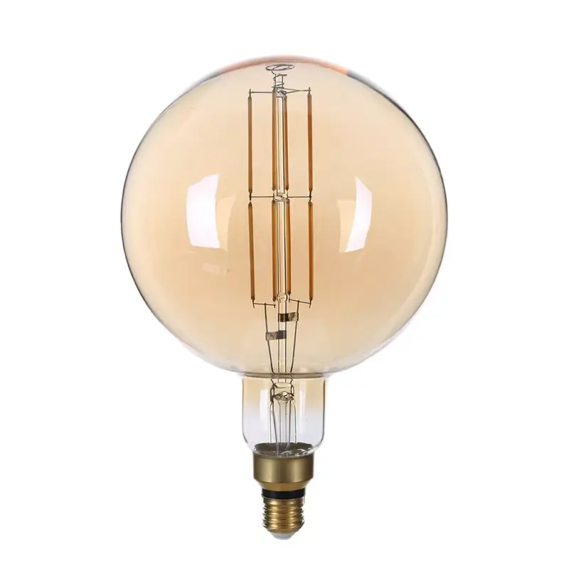 LED izzó E27 g200 arany üveg fényerőszabályozható, 8W, 1800K, meleg fehér, dimmelhető, 810 lm, Optonica, 1792 Rendeld meg most