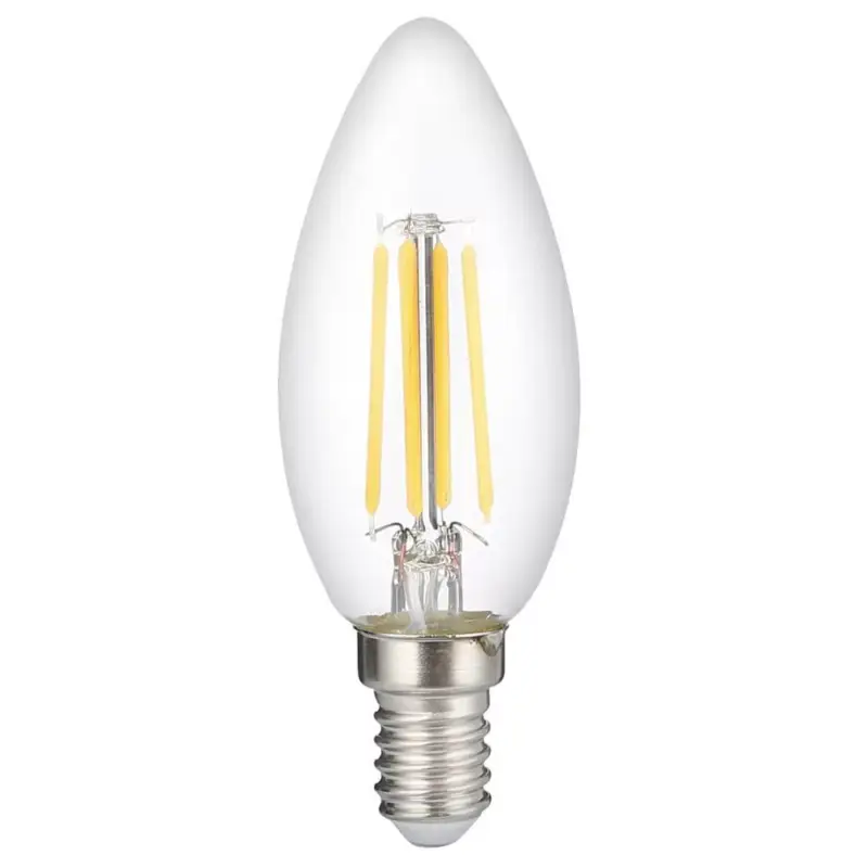 LED gyertya c35 E14 6w izzófüles, 2700K, meleg fehér, 730 lm, Optonica, 1412 Prémium