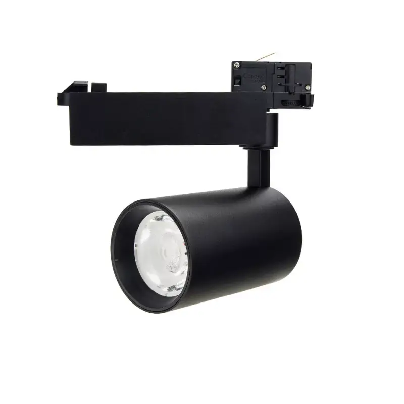 Biztonságos fizetés LED 4 vezetékes sínlámpa, feketetel, 25W, 5000K, természetes fehér, 2750 lm, Optonica, 5327