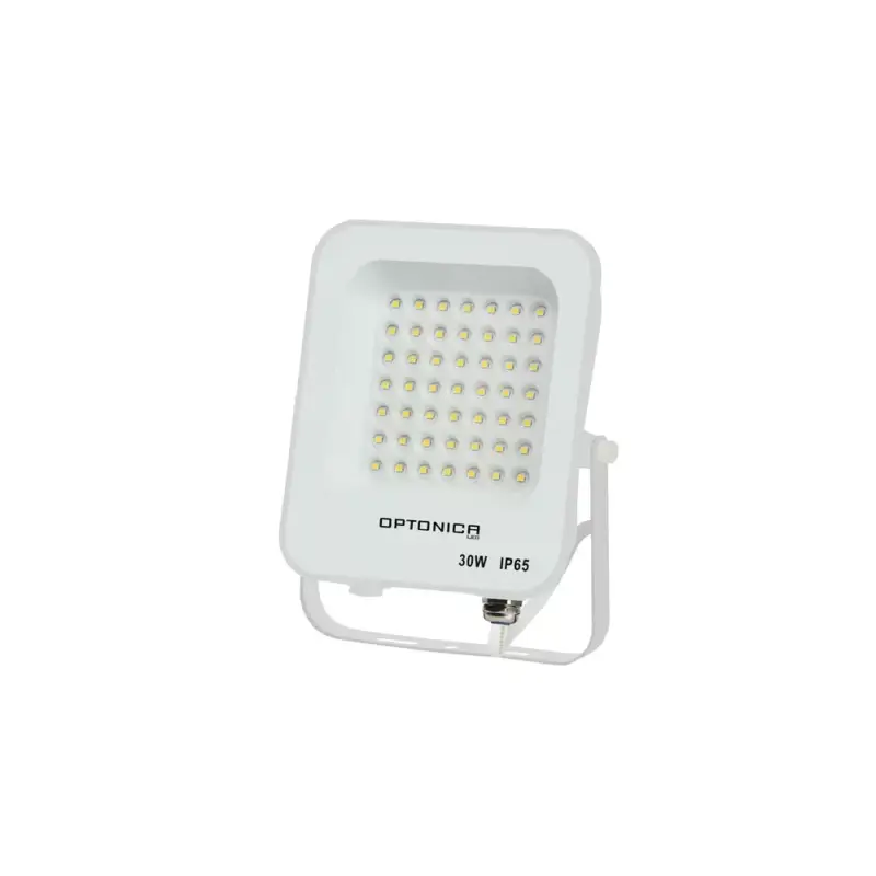 LED smd reflektor fehér klasszikus vonal2, 30W, 2700K, meleg fehér, 2500 lm, IP65, Optonica, 5809 Expressz szállítás