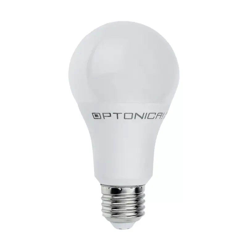 Azonnal elérhető LED műanyag izzó E27 a60 5 év garancia, 15W, 4500K, természetes fehér, 1500 lm, Optonica, 1725