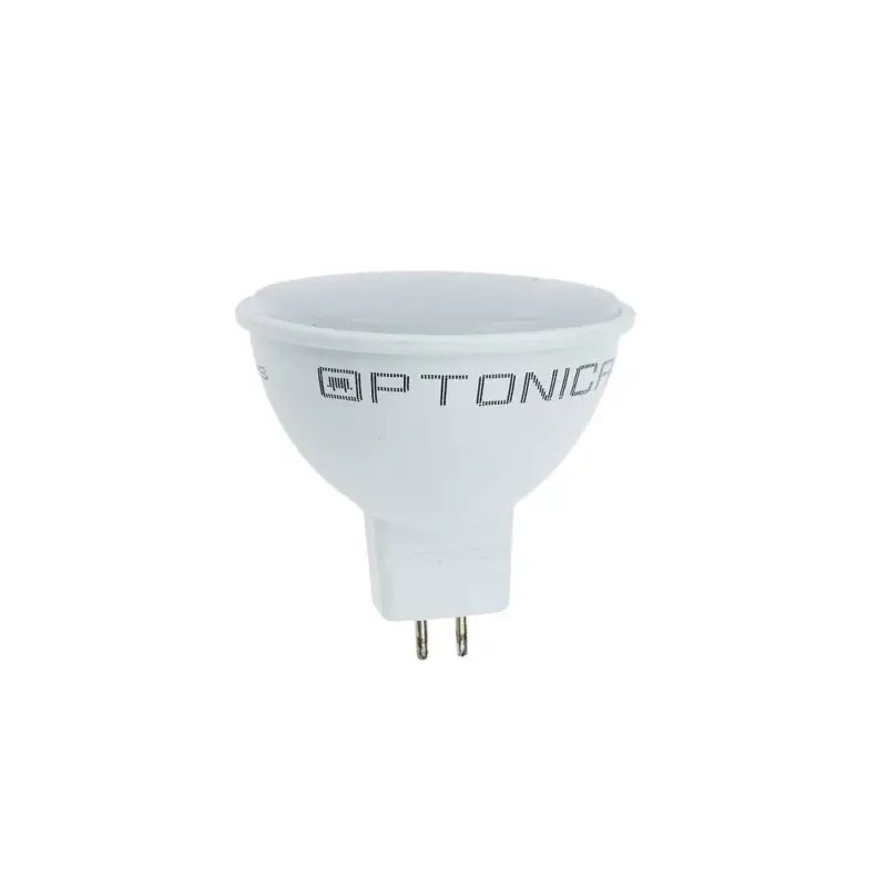 LED spotlámpa MR16 110° 5 év garancia, 5W, 2700K, meleg fehér, 400 lm, fehér, Optonica, 1763 Legjobb ár