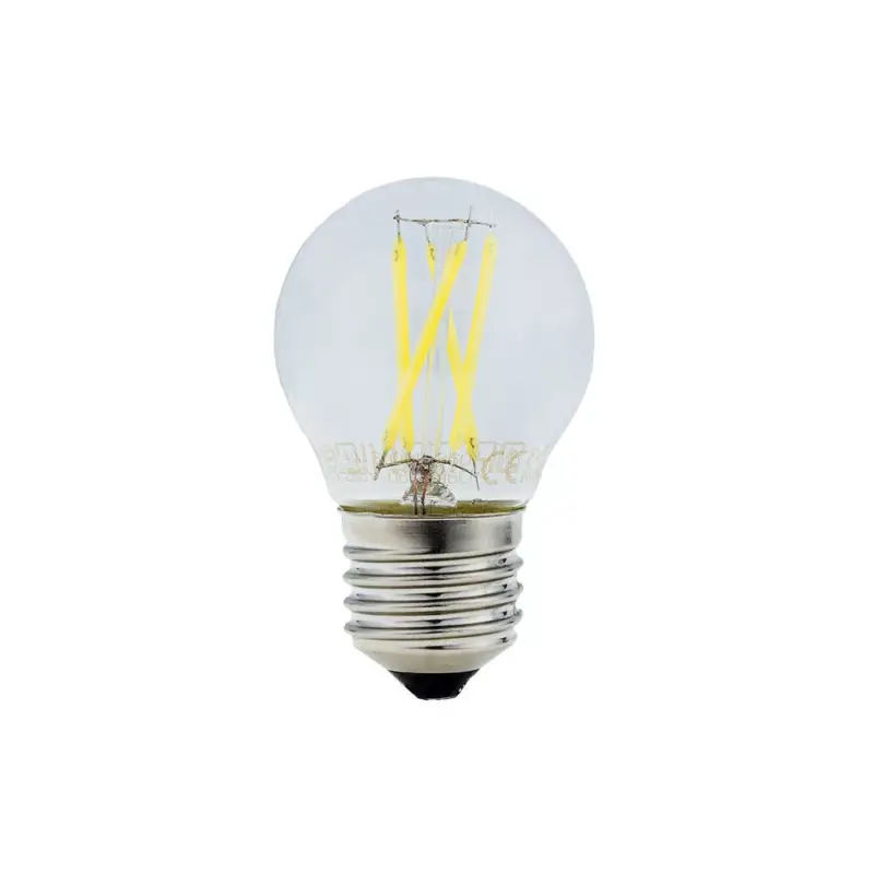 Ajánlat LED izzószálas izzó E27 G45, 4W, 6000K, hideg fehér, 400 lm, Optonica, 1867
