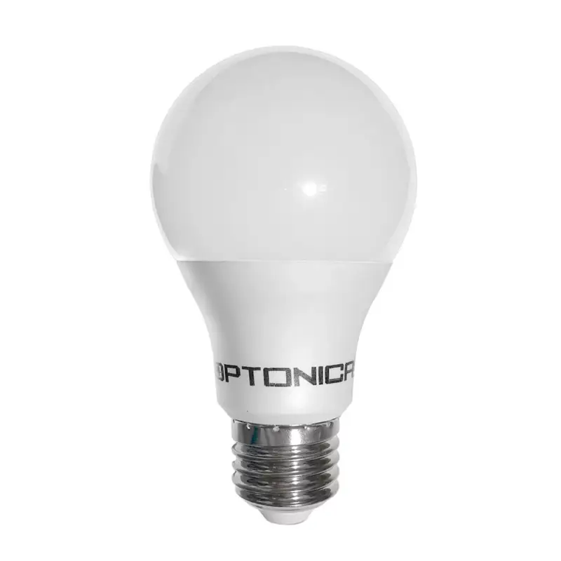 Szezonális akció LED műanyag izzó E27 a60 5 év garancia, 12W, 4500K, természetes fehér, 1155 lm, Optonica, 1722