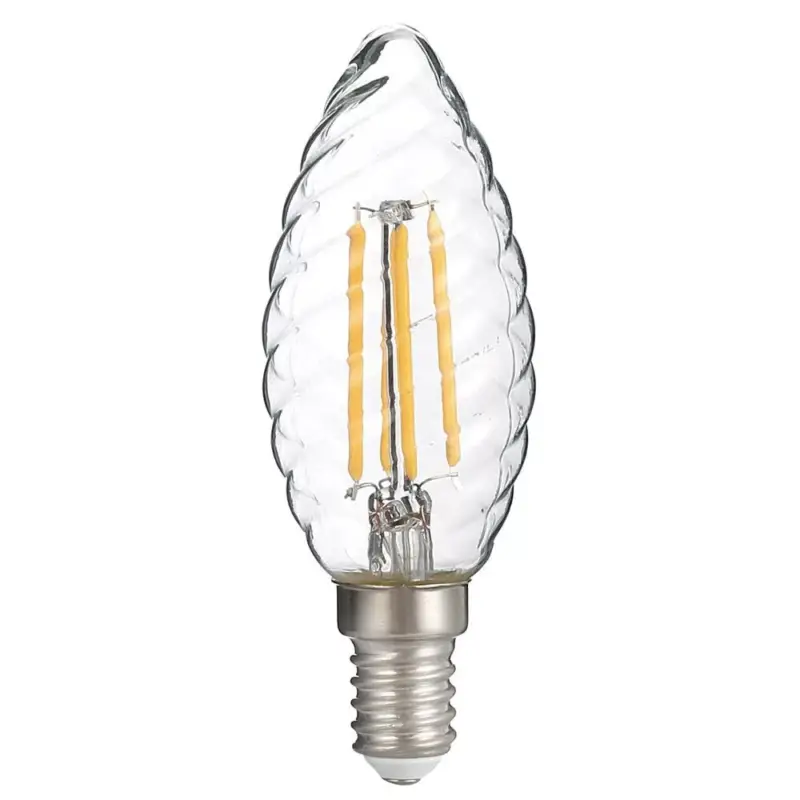 Nézd meg most LED csavart gyertya c35 E14 4w izzófüles, 2700K, meleg fehér, 400 lm, Optonica, 1413