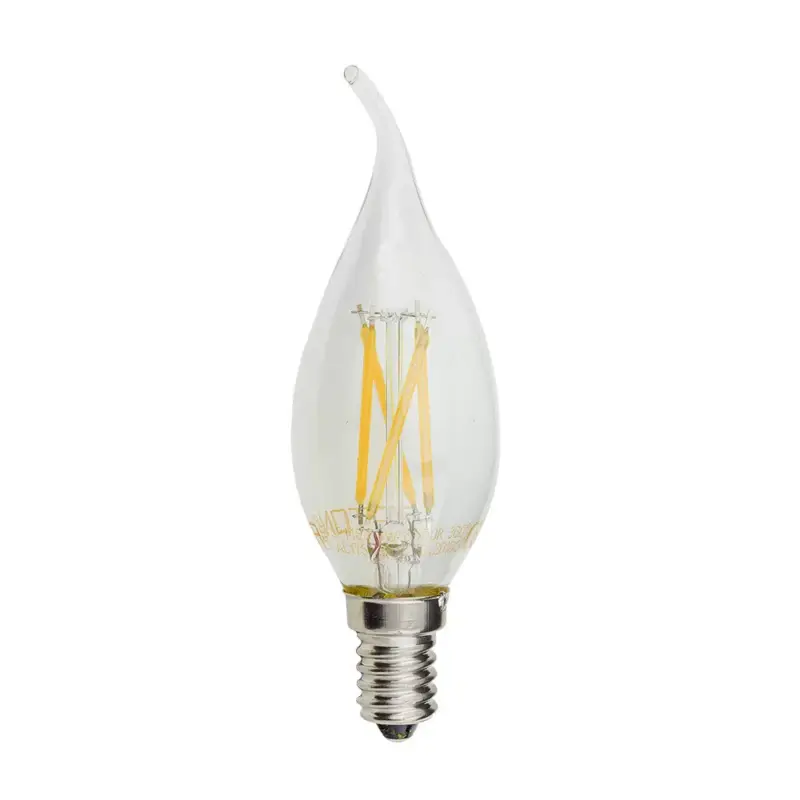 Prémium LED izzószálas gyertyaizzó c35t E14, 4W, 2700K, meleg fehér, 400 lm, Optonica, 1482
