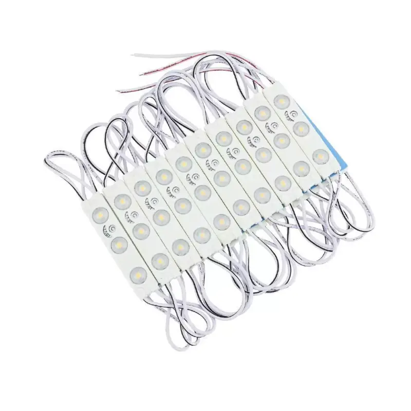 LED lencse modul 3 2835, 0,72W, 3000K, meleg fehér, dimmelhető, 80 lm, IP65, Optonica, 4513 Árcsökkenés