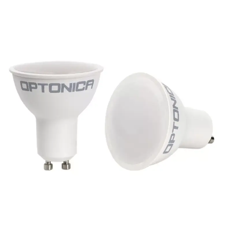 LED izzó GU10 110°, 4,5W, 6000K, hideg fehér, 320 lm, Optonica, 1901 Végkiárusítás