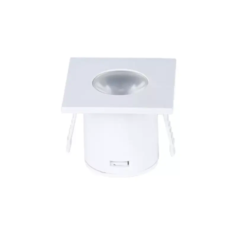 LED szekrényvilágítás - 1w négyzet alakú - fehér, 3000K, meleg fehér, 60 lm, Optonica, 3299 Kedvezményes ár