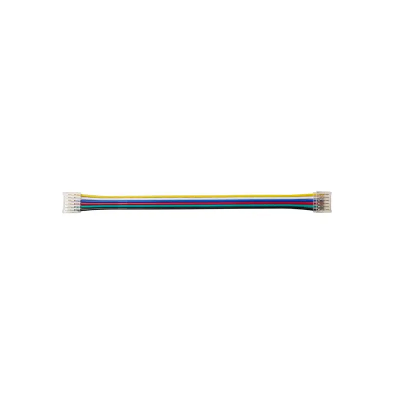 Népszerű 6 tűs szorítópréses kettős csatlakozó 12 mm-es smd szalaghoz, LED szalag SMD 12 mm-hez, Optonica, 6560