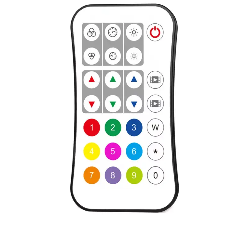 Outlet RGB/RGBW távirányító, 27 gomb, Optonica, 6335