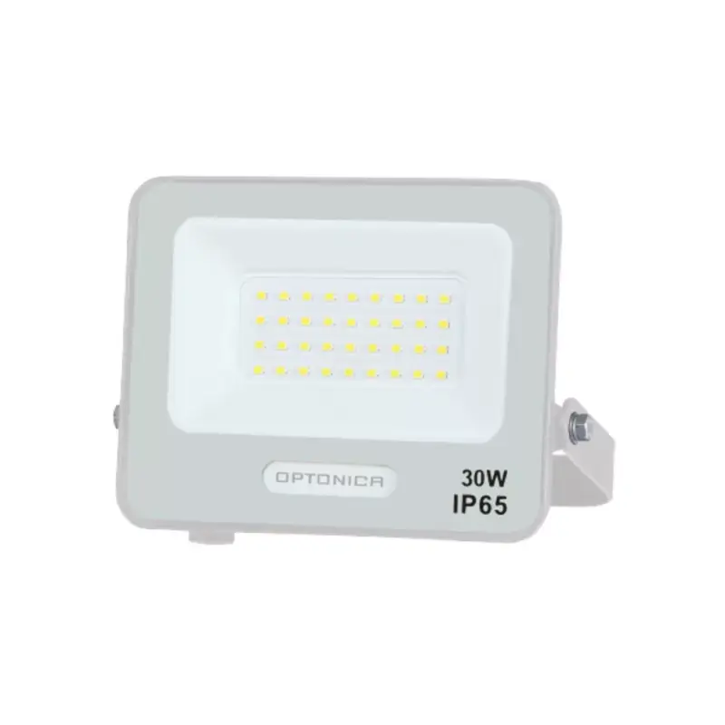 LED smd reflektor fehértel, IP65-ös kivitelben, 15 cm-es kábellel, 30W, 4000K, természetes fehér, 2700 lm, Optonica, 15808 Olcsóbb