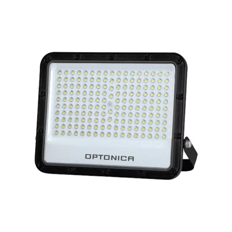Népszerű LED smd reflektor feketetel, IP65 - LUMILEDS chip, 100W, 6000K, hideg fehér, 10000 lm, Optonica, 15886