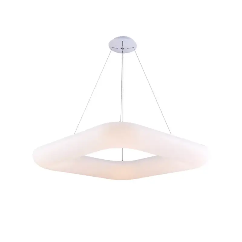 Csak ma LED függeszték fehér négyzet alakú, 50W, 3000K, meleg fehér, 3500 lm, homokfehér, Optonica, 9039