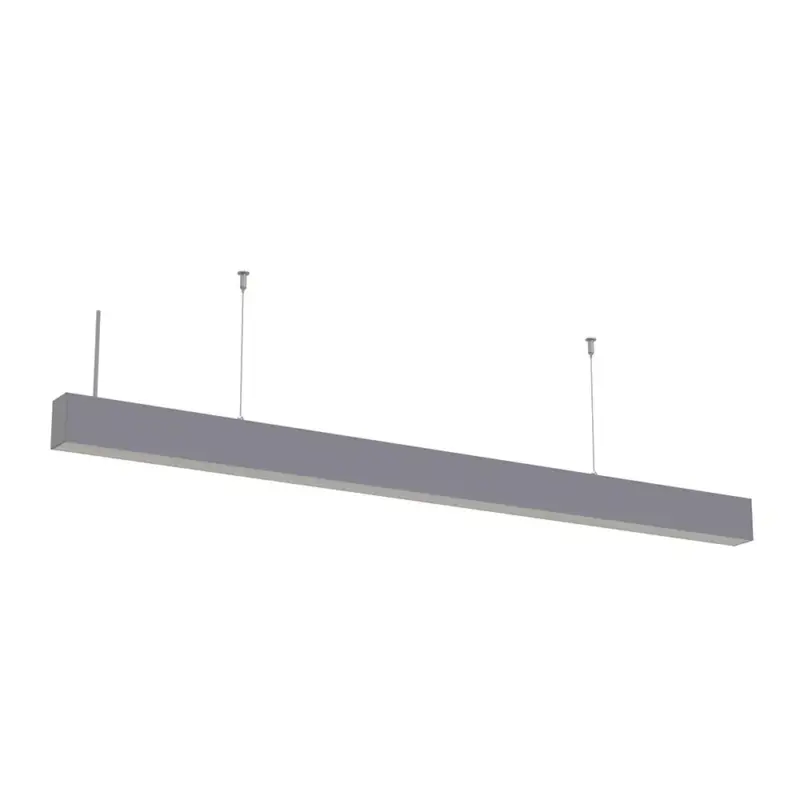 Vásárlói kedvenc LED lineáris függesztett lámpa, összekapcsolható, 5 év garancia, 40W, 4000K, természetes fehér, 5200 lm, ezüst, Optonica, 5381