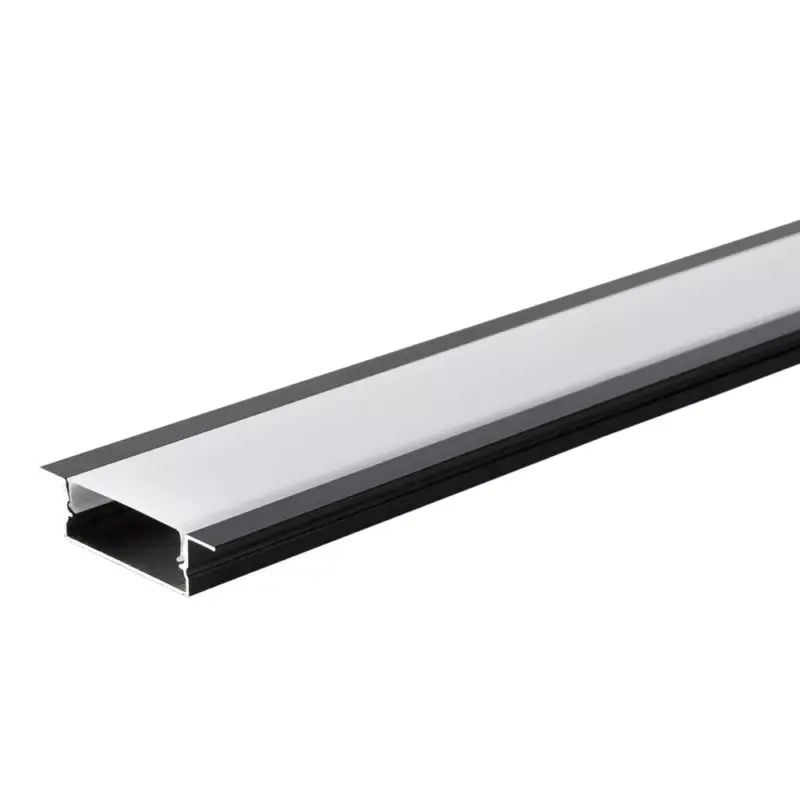 Alumínium profil LED szalaghoz 41*10mm, fekete/fehér fedő, 2 méter, Optonica, 5119 Nézd meg most