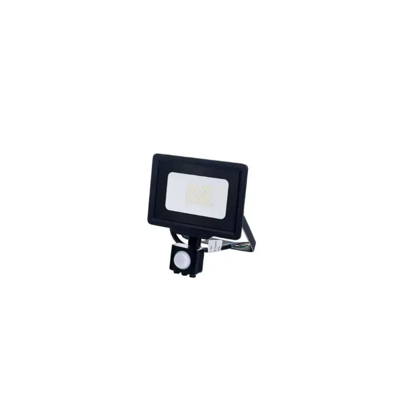 LED smd reflektor, fekete, city line, pir érzékelővel, 30W, 2700K, meleg fehér, 2400 lm, IP65, Optonica, 5949 Árcsökkenés
