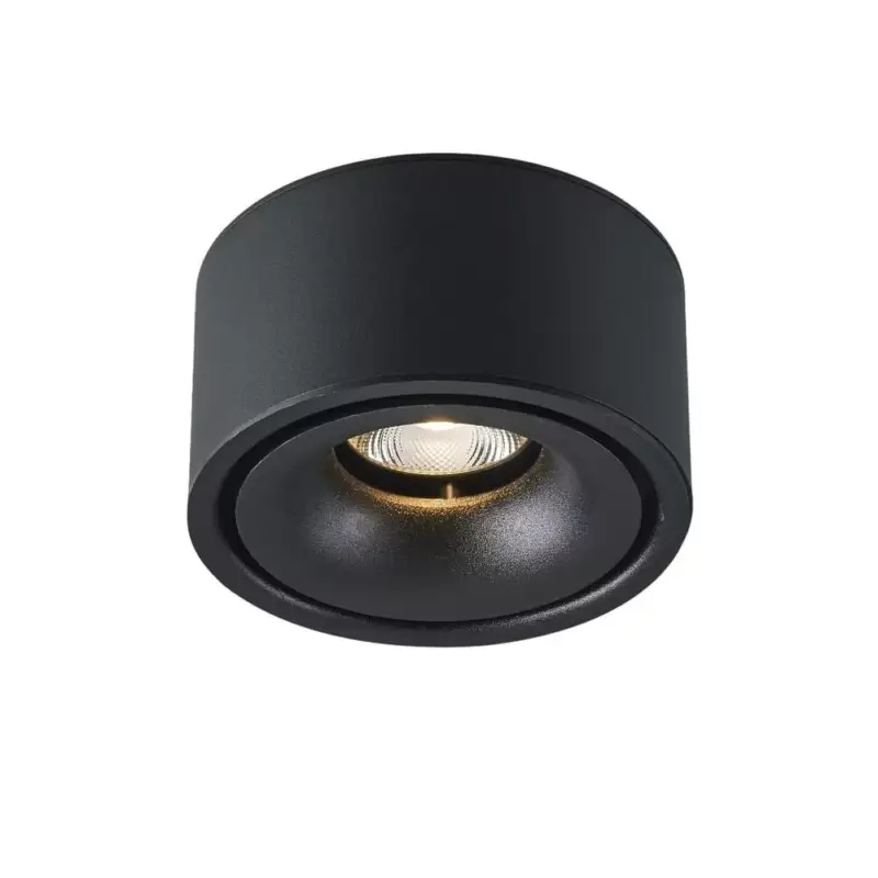 Vedd meg online LED mélysugárzó, felületre szerelhető, 10w, fekete, 4000k, bridgelux-chip, természetes fehér, 800 lm, Optonica, 12001