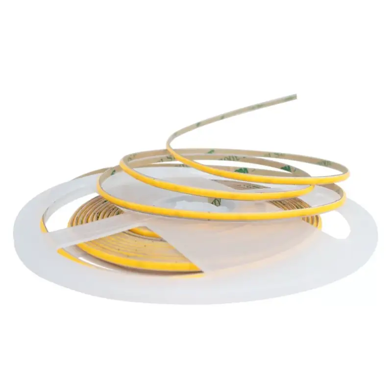 Olcsó LED szalag cob slim 3mm 24v 7w 384LED/m, 6000K, hideg fehér, dimmelhető, 700 lm, Optonica, 4964