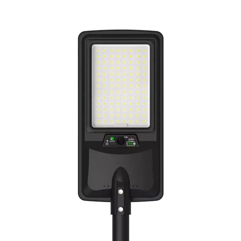 Vedd meg online LED napelemes utcai lámpa IP65 + távirányító, 18W, 6000K, hideg fehér, 2800 lm, oszlop nem tartozék, Optonica, 9293