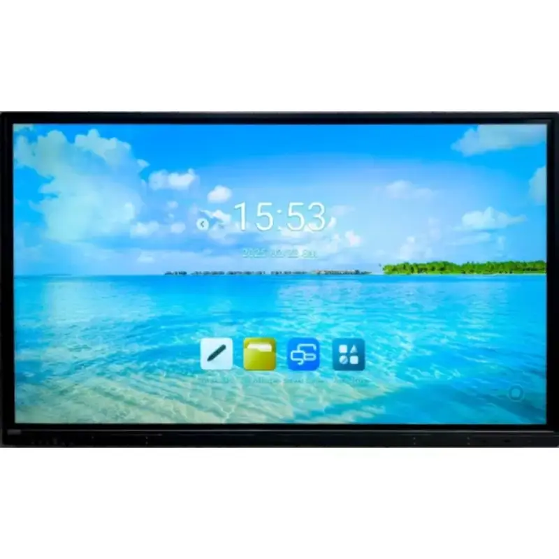 Outlet Interaktív tábla 4k 86 hüvelykes android + casting dongle, fekete, Optonica, 10674