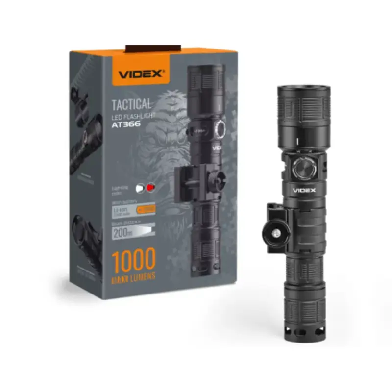 Prémium VIDEX újratölthető akkumulátoros hordozható zseblámpa1000 lm5000K VLF-AT366