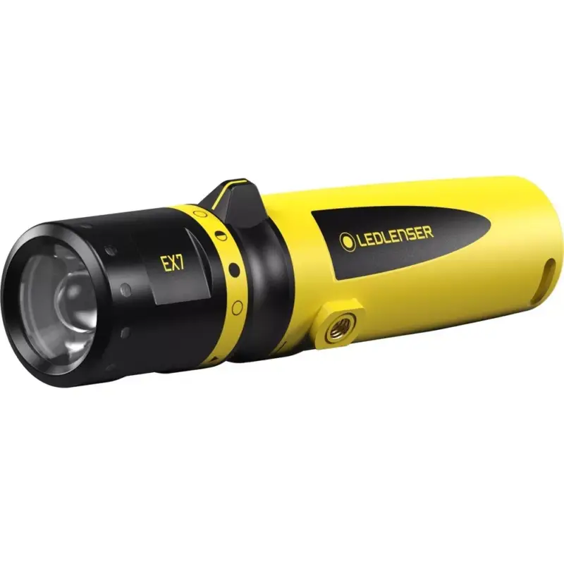 LEDLENSER EX7 Robbanásbiztos ATEX lámpa 200 lm, CRI65, 0/20 zóna, 3xAA Alacsony ár