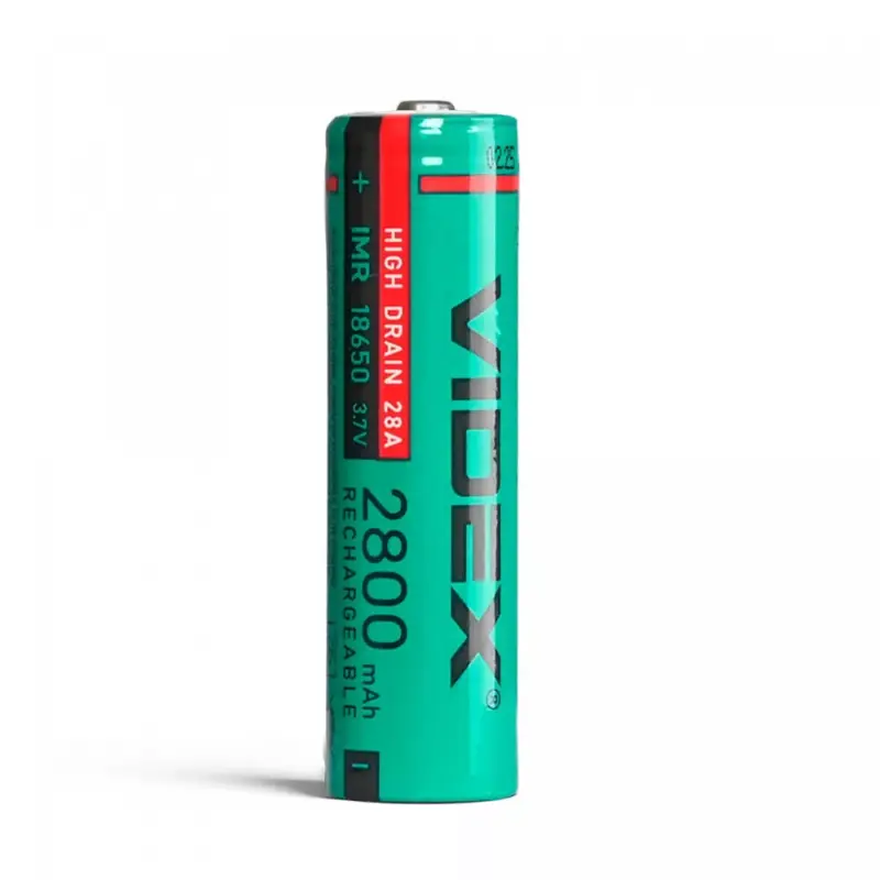 VIDEX 18650 20A 2800mAh lítium-ion akkumulátor nagy áramerősséggel/1 db Biztonságos vásárlás