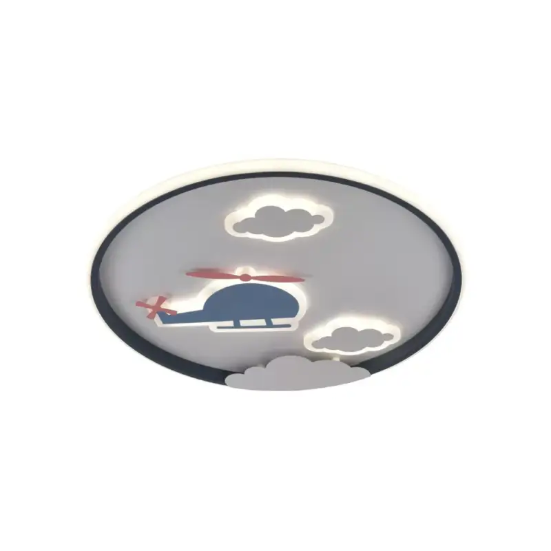 Utolsó esély LED mennyezeti lámpa 78w fehér/fekete CCT + távirányító, dimmelhető, 5850 lm, Optonica, 12831