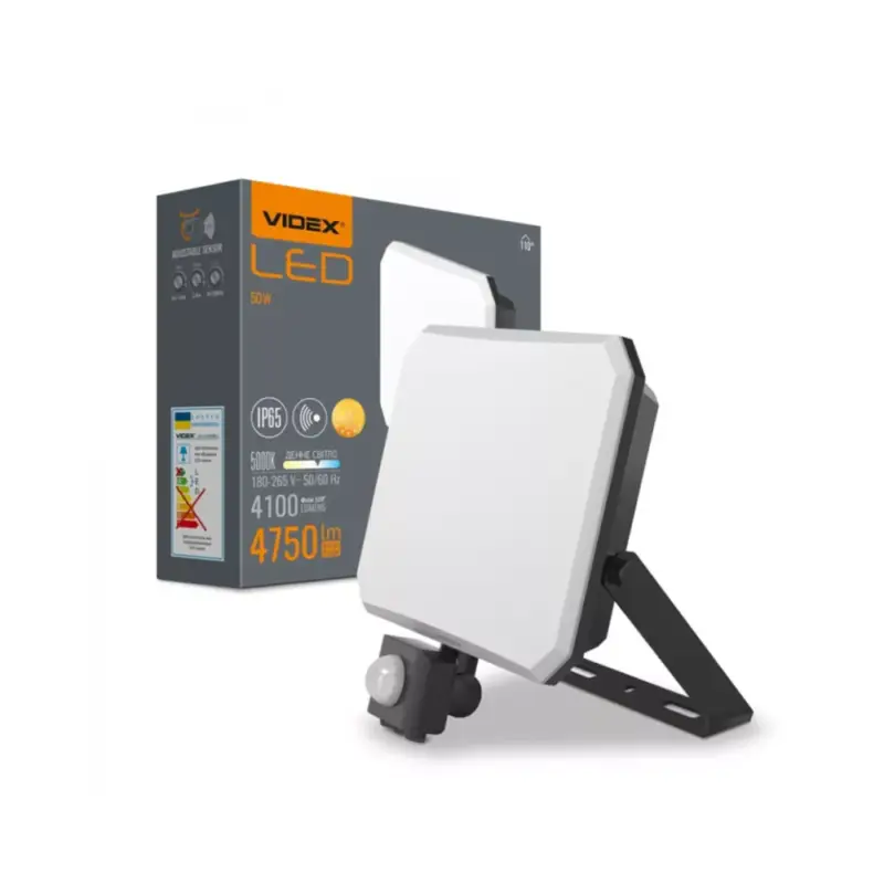 Bestseller Videx 30 W-os LED reflektor mozgásérzékelővel 2850lm 5000K