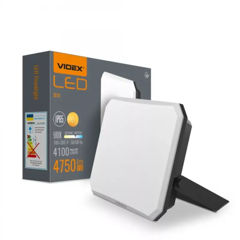 Prémium Videx 30 W-os LED reflektor 2850lm 5000K
