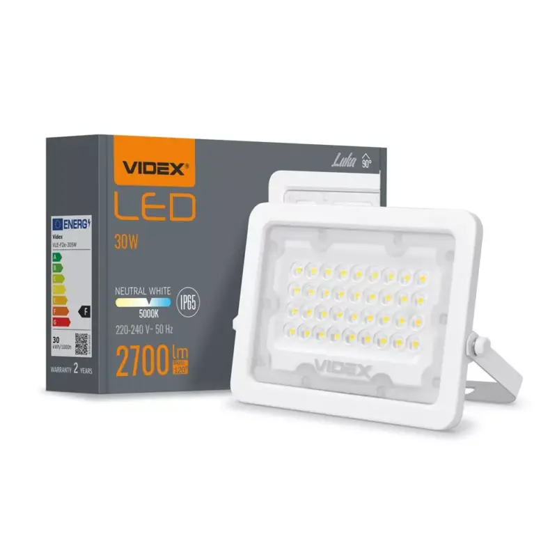 Azonnali szállítás Videx Luka 30 W-os natúrfehér LED reflektor