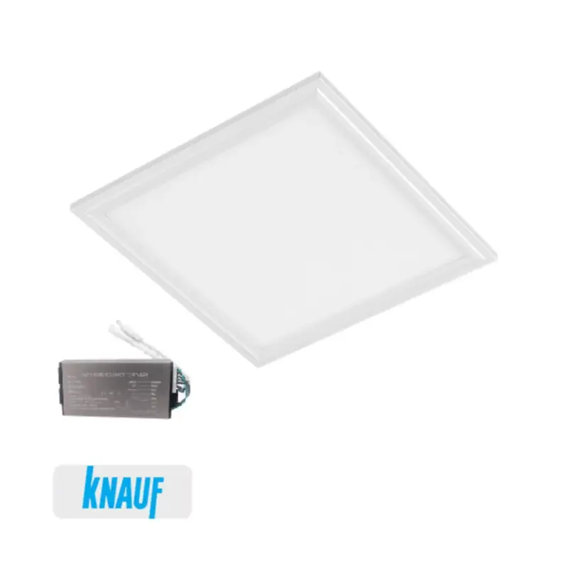 GIPSZKARTON LED PANEL 48W 6400K 595x595mm FEHÉR+SÜRGŐSSÉGI KÉSZLETTEL Biztonságos fizetés