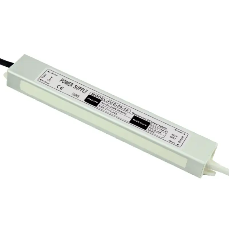 ELMARK LED DRIVER SETDC 30W 230VAC/ 12VDC IP67 Biztonságos fizetés