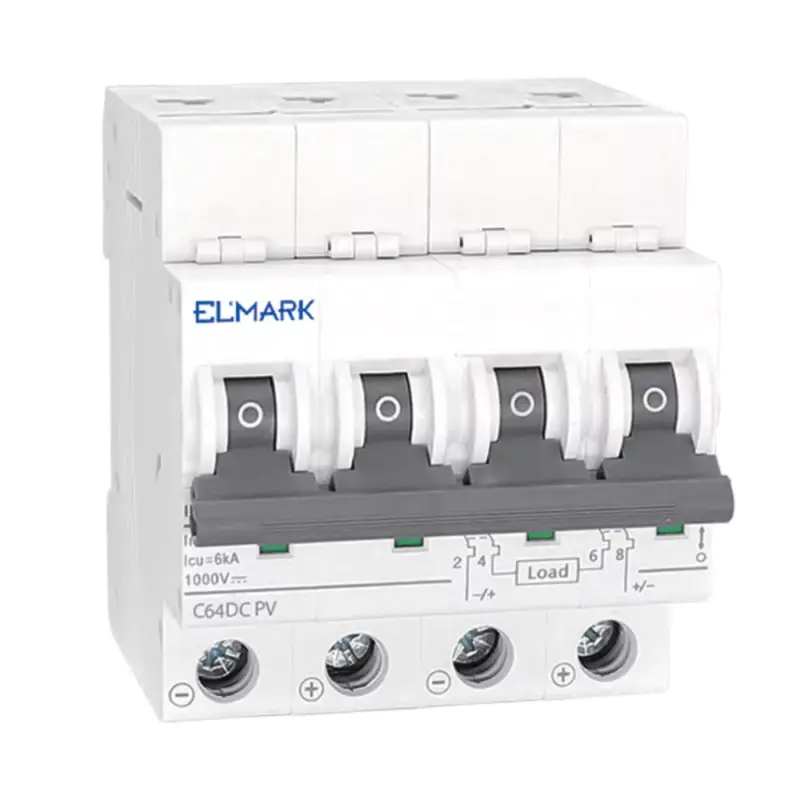 MCB DC64 50A 4P 6KA 1000V CURVE C FOR PV SYSTEMS Prémium