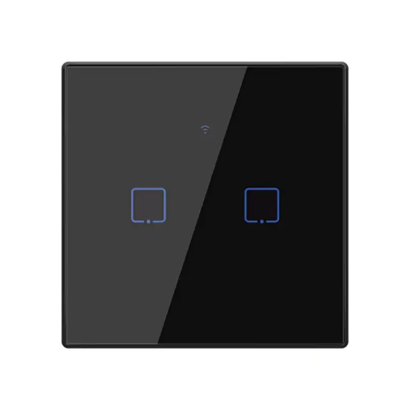 Kiárusítás WI-FI SMART TOUCH EU 2 GANG 1 WAY SWITCH WHITE