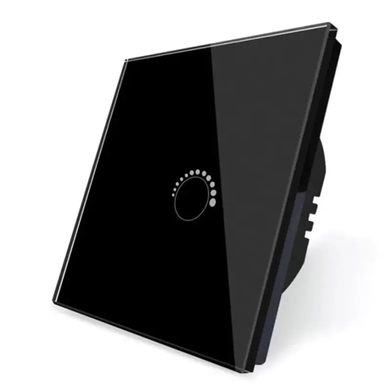 Árcsökkenés TOUCH RF433 EU 3 GANG 1 WAY DIMMABLE SWITCH BLACK