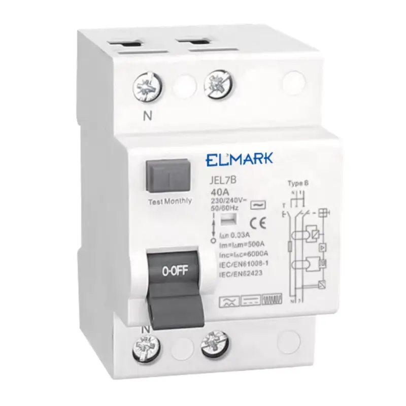 Kiárusítás ELECTROMAG. RCCB JEL1B 10kA 2P TYPE B 80A/30mA