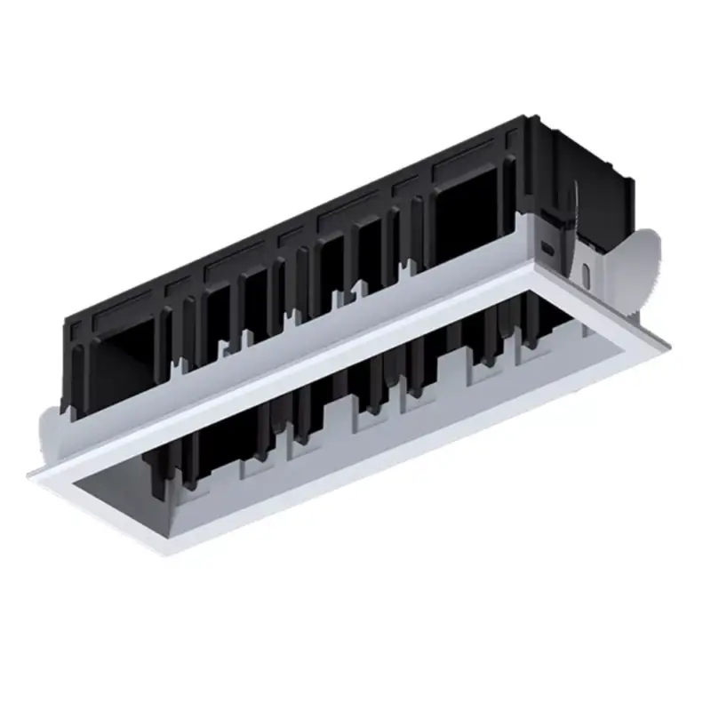 Gyors szállítás MODENA 4 MODULE RECESSED BOX WITH FRAME WHITE